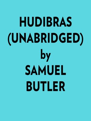 cover image of Hudibras (Unabridged)